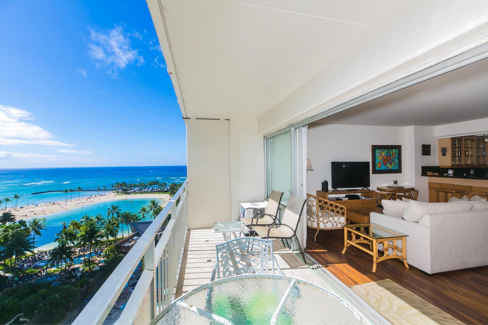 Ilikai Tower 1228 Lagoon View 1br Apartment Honolulu